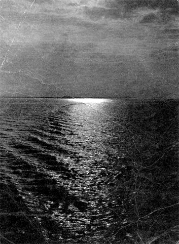 Почтовая открытка «Рыбинское море» - 1958г., СССР