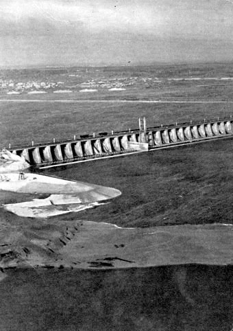 Почтовая открытка «Волжская ГЭС имени В. И. Ленина» - 1958г., СССР
