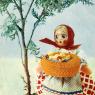 Почтовая открытка «Птичница» - 1968г., СССР